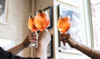 Spritz cocktails at Dante in New York