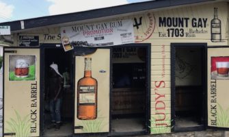 A Mount Gay rum shop on Barbado
