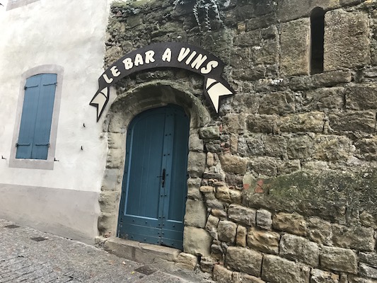 Bar de vins sign