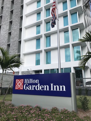 Hilton Garden Inn sign