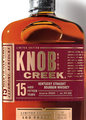 Knob Creek 15 Year Old bourbon.