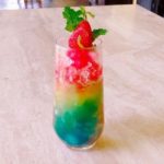 The Rainbow Mix cocktail from Costa Rica Marriott Hacienda Belen