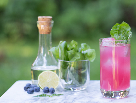 Basil Blues cocktail