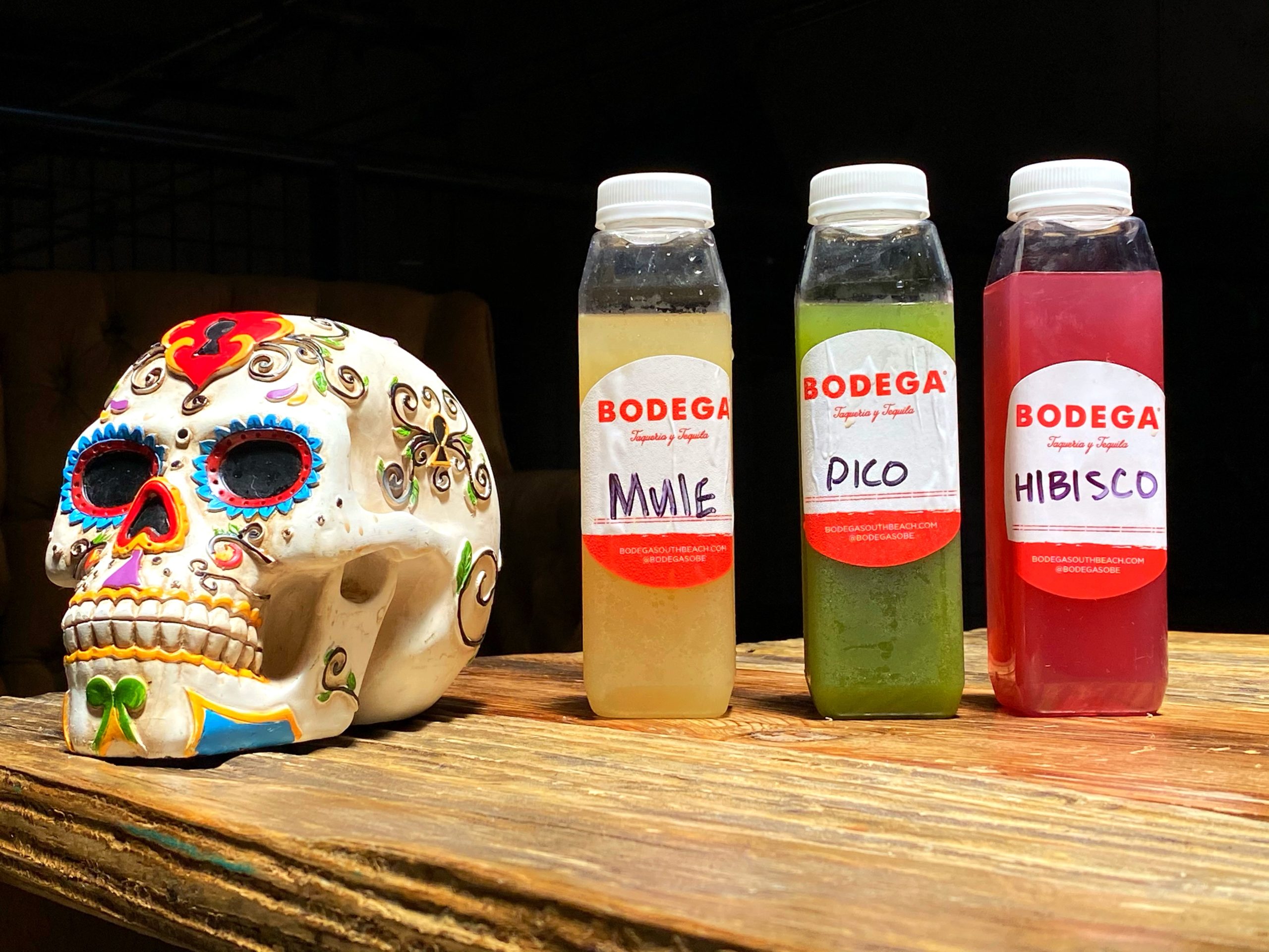 Bodega in Miami Beach offers three bottled cocktails to go