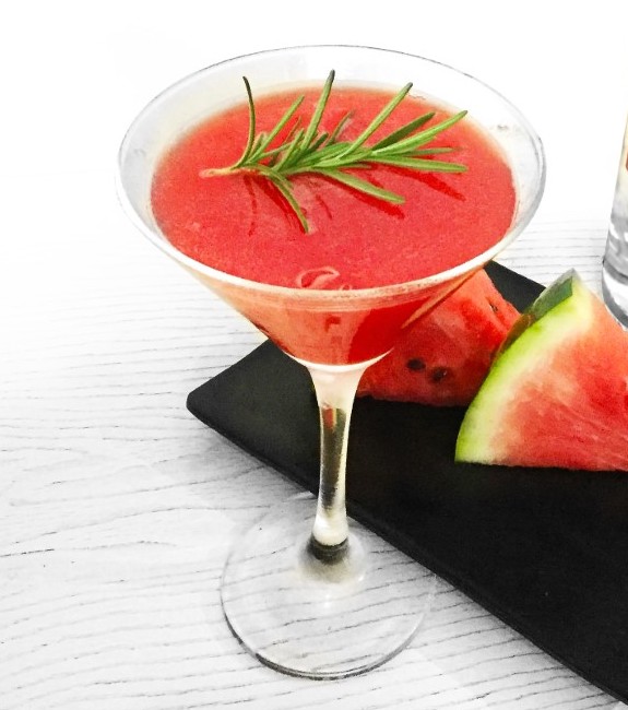 Watermelon Mezcalini cocktail