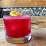 Cran-Raspberry Negroni cocktail