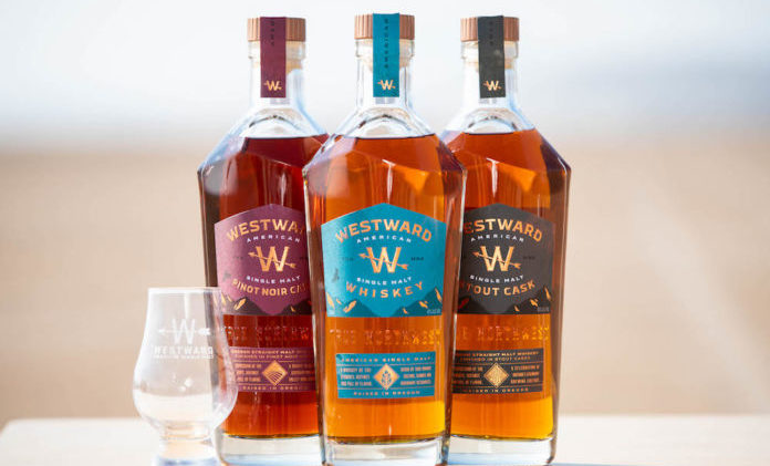 Westward American Single Malt Pinot Noir Cask joins the portfolio as the brand undergoes a visual makeover.