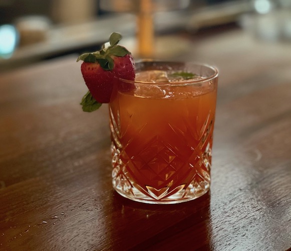Strawberry Orchid cocktail