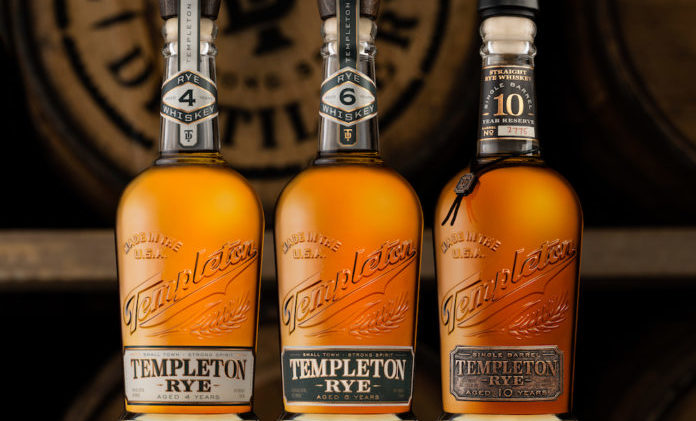 empleton has added Templeton 10 Year Reserve Rye Whiskey, while also launching a new brand look.