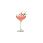 Strawberry Rose Cosmo cocktail