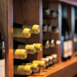 Wine rack at The Ritz-Carlton Lake Tahoe