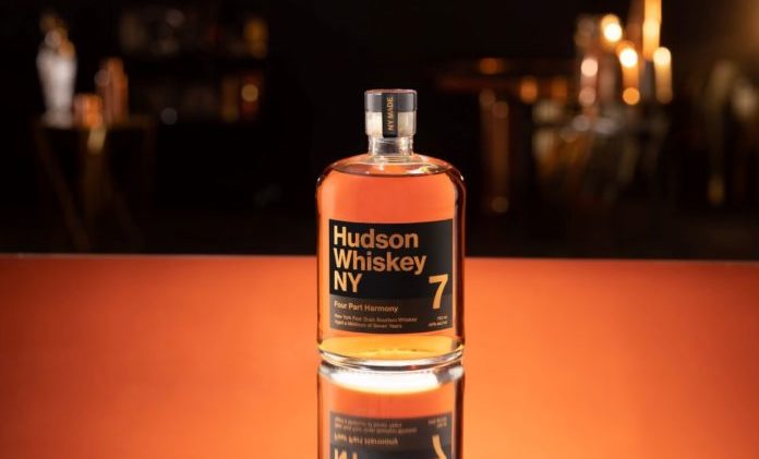 Hudson Whiskey Four Part Harmony bourbon