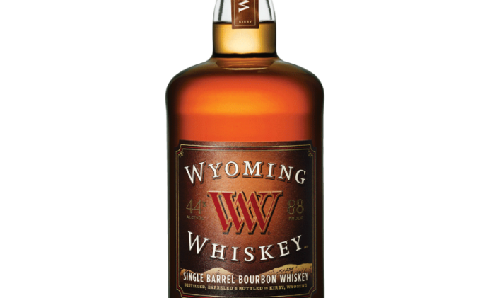 Wyoming Whiskey Single Barrel Bourbon 2021.