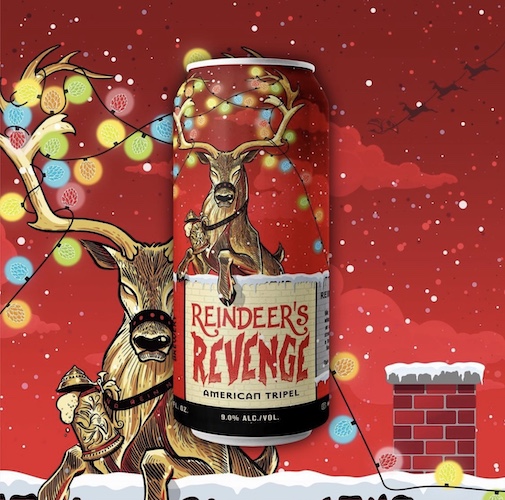 Reindeer’s Revenge, an American Tripel.