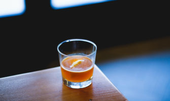 The Japanese Black Cognac cocktail at Elixir in San Francisco