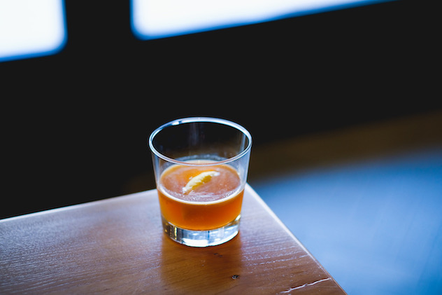 The Japanese Black Cognac cocktail at Elixir in San Francisco