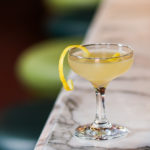 Spiced French 75 cocktail