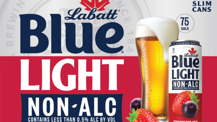 Labatt Blue Light Non-Alc Strawberry Acai