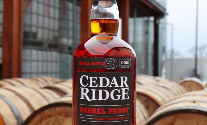 Cedar Ridge Barrel Proof Straight Bourbon Whiskey