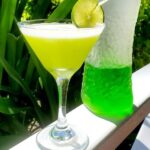 Greentini cocktail