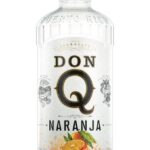 a bottle of Don Q Naranja rum