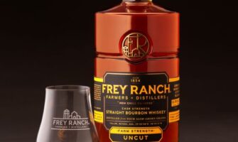 Frey Ranch Farm Strength Uncut Bourbon.