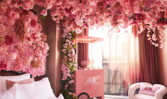 Santa Margherita's Italian rosé themed hotel suite