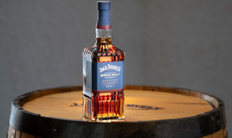 a bottle of Jack Daniel's American Single Malt whiskey