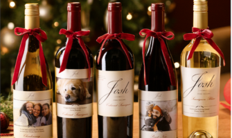 Josh wines personalized labels