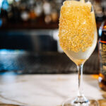 Liquid Gold Sparkler cocktail
