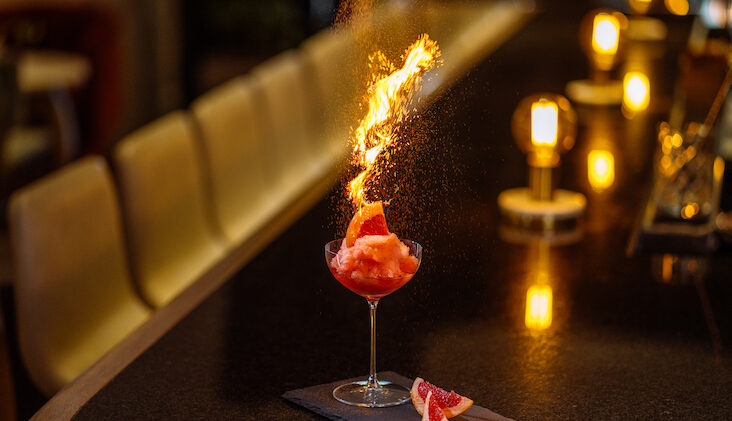 Fire & Ice cocktail
