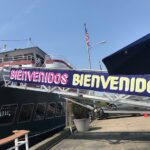 La Barca Cantina boat gangplank