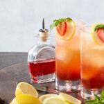 Whiskey Strawberry Lemonade