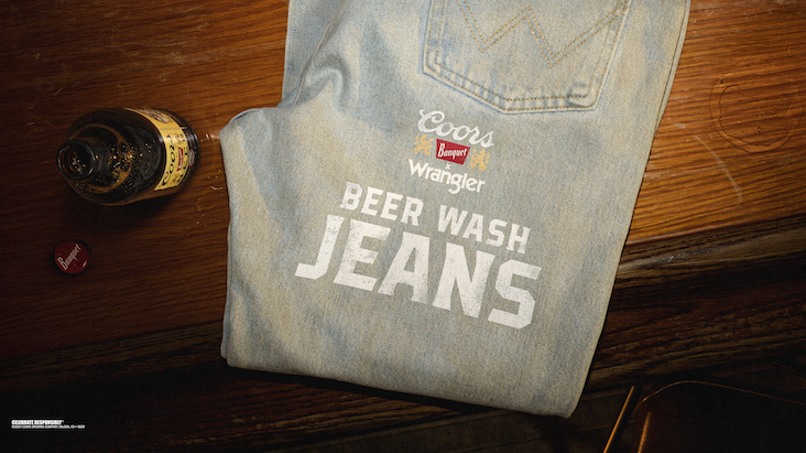 Beer Wash Jeans from Wrangler and Coors