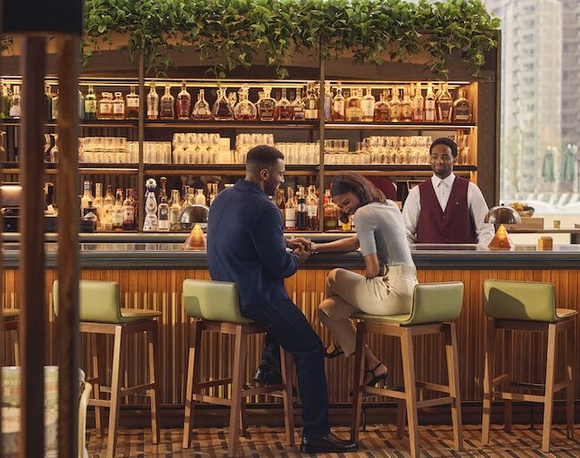 The Beaudry Room bar at Hilton's Conrad Los Angeles hotel