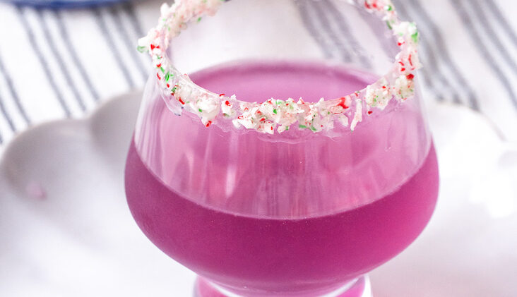 Pink Peppermint Sour cocktail