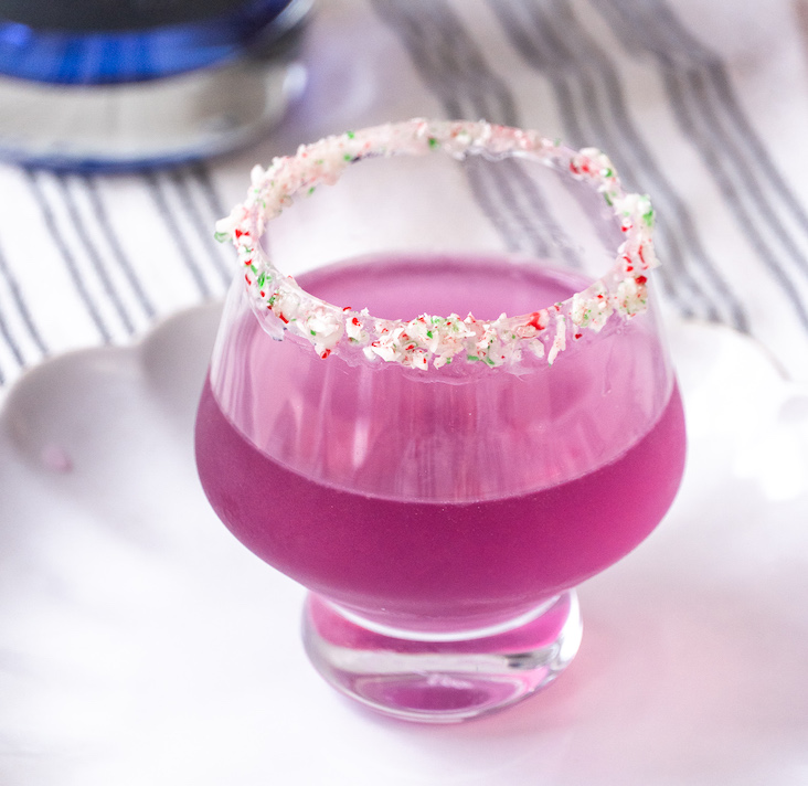 Pink Peppermint Sour cocktail